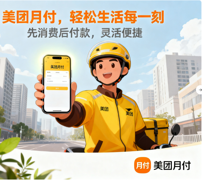 美团月付如何使用，最简单提取方法